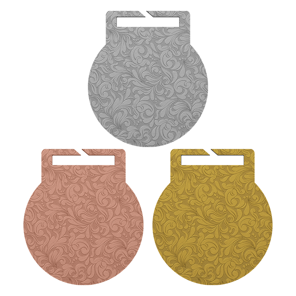 Custom Softball Champion Medal Backside