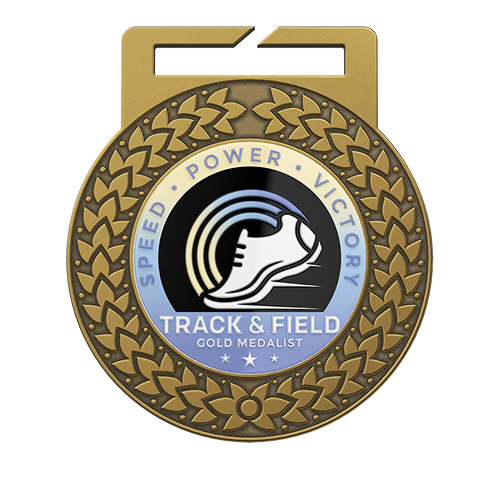 Custom Track And Field Medal