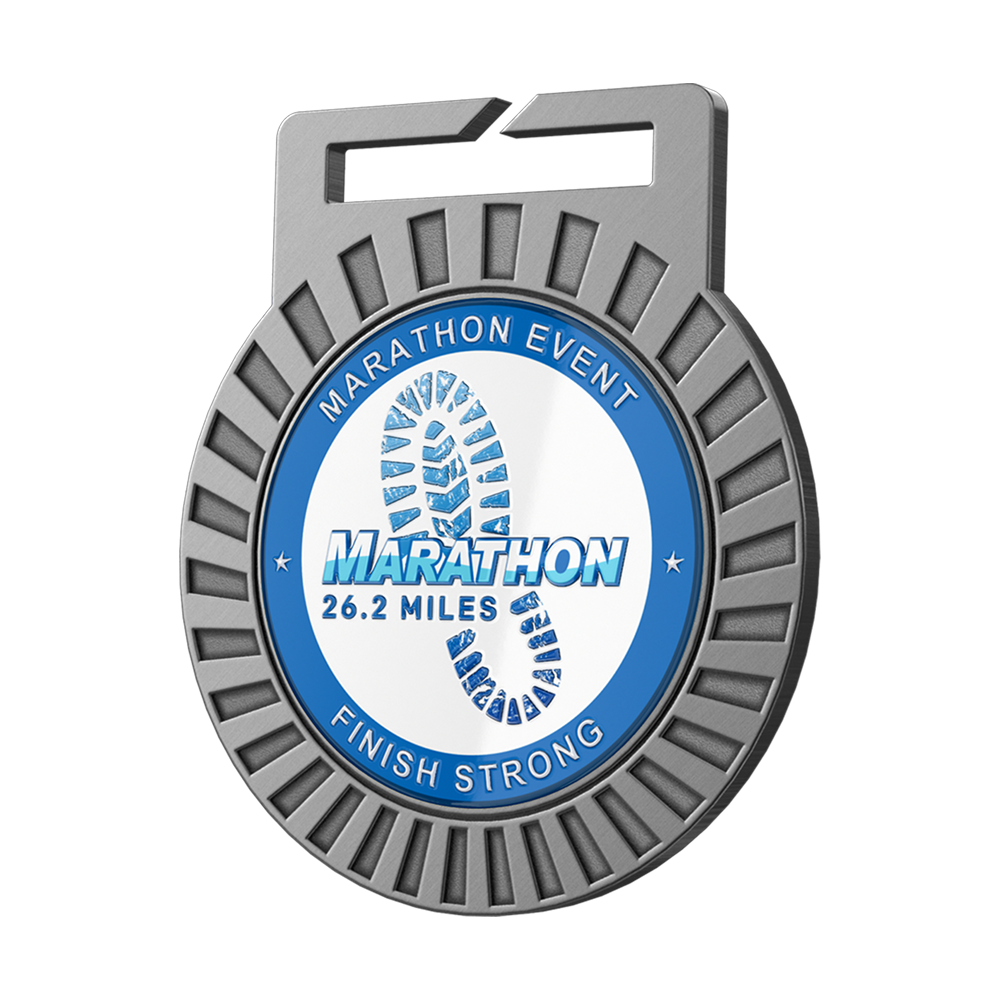 Marathon Finish Strong Medal Detail Marathon Finish Strong Medal Detail