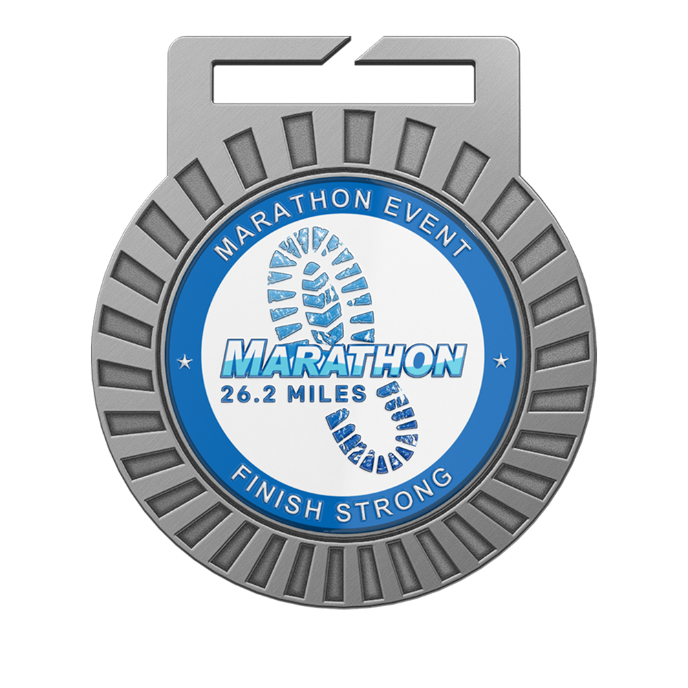 Marathon Finish Strong Medal Front Marathon Finish Strong Medal Front