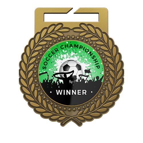 Soccer Championship Winner Medal