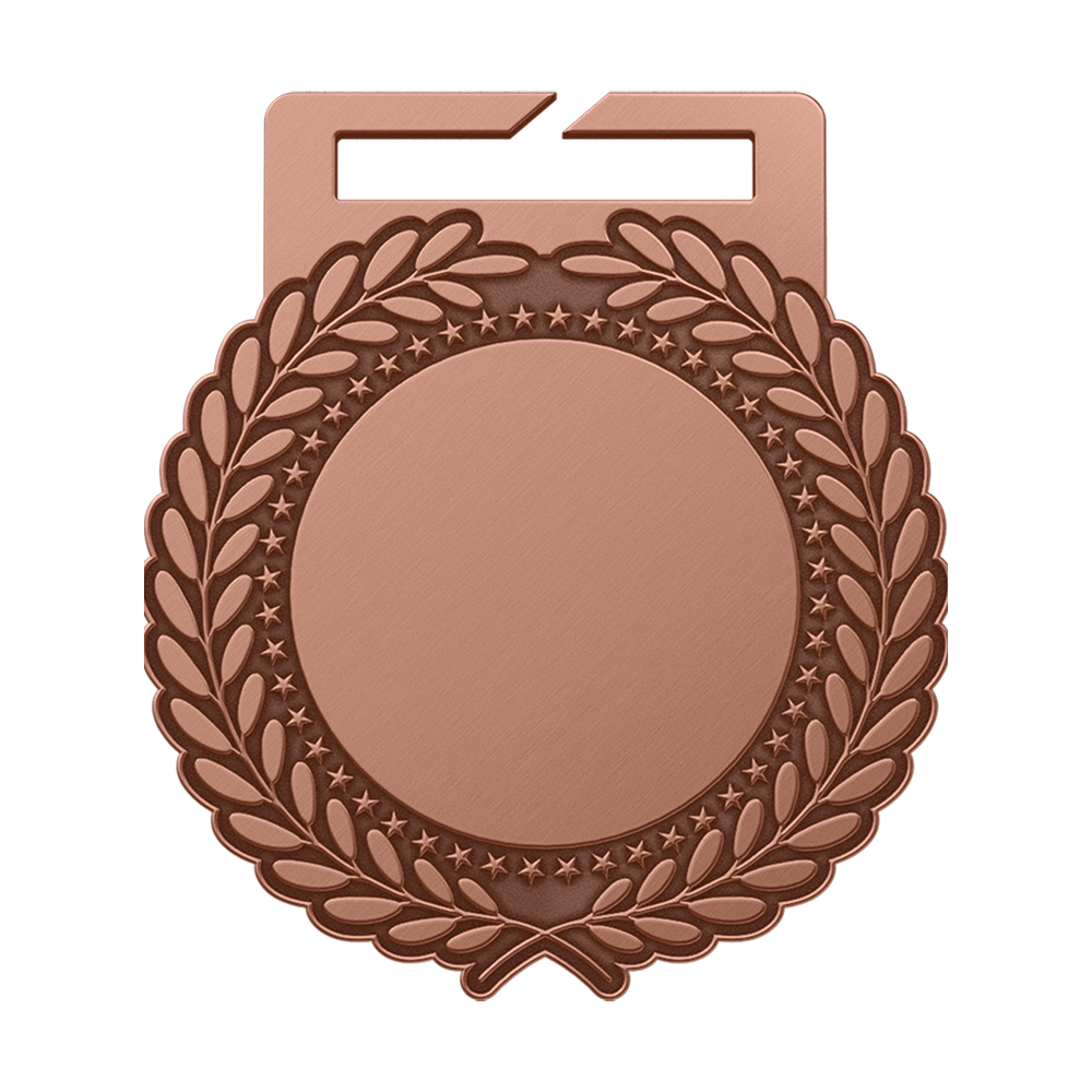 Sports Event Race Medal Antique Copper