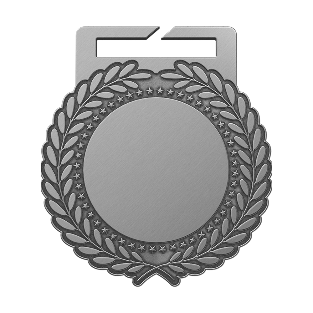 Sports Event Race Medal Antique Sliver