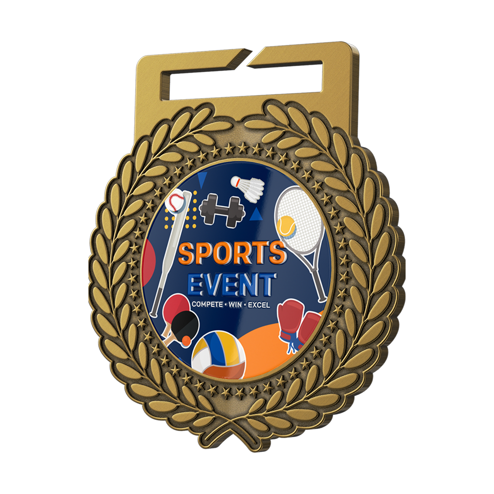Sports Event Race Medal Detail