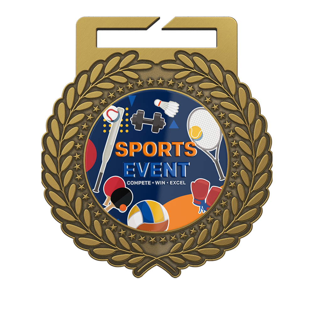Sports Event Race Medal Front
