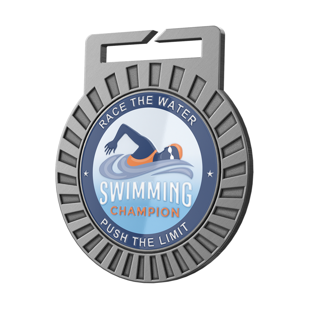Swimming Achievement Medal Detail