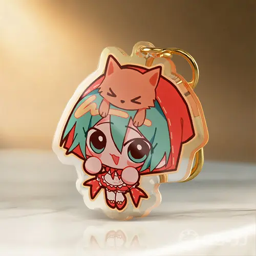 custom anime keychains with acrylic