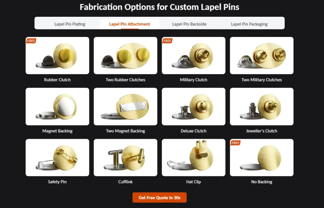 How To Correctly Select The Attachment Of Lapel Pins?