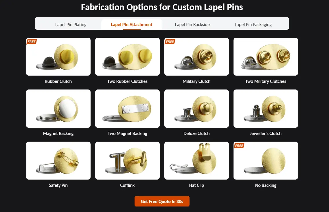 How To Correctly Select The Attachment Of Lapel Pins?