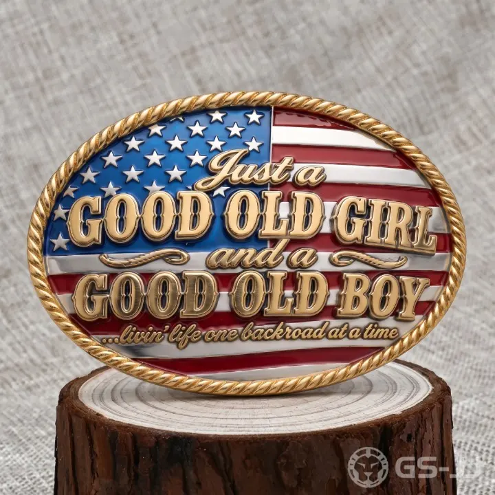 American Flag Country Couple Cool Belt Buckles American Flag Country Couple Cool Belt Buckles