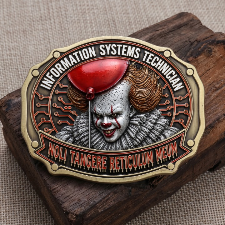 Horror Clown IT Technician Cool Belt Buckles
