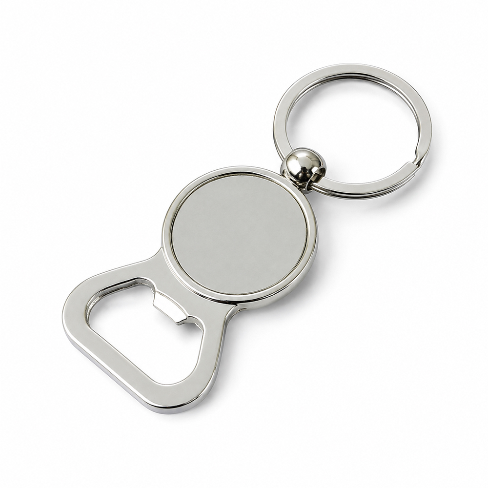 Zinc Keychain- Bottle Opener