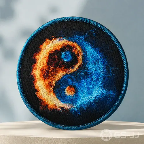 Yin Yang Full Embroidered + Full Printed Patches Yin Yang Full Embroidered + Full Printed Patches