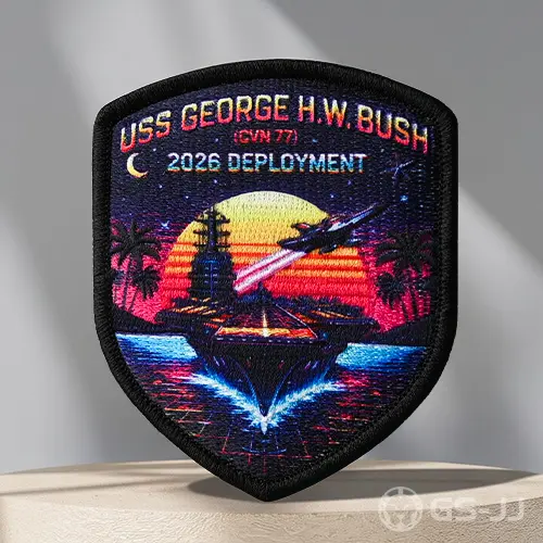 USS George H.W. Bush Full Embroidered + Full Printed Patches USS George H.W. Bush Full Embroidered + Full Printed Patches