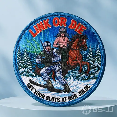 Link Or Die Full Embroidered + Full Printed Patches Link Or Die Full Embroidered + Full Printed Patches