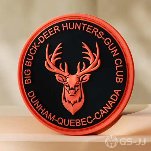 Big Buck Deer Gun Club PVC Patches Big Buck Deer Gun Club PVC Patches