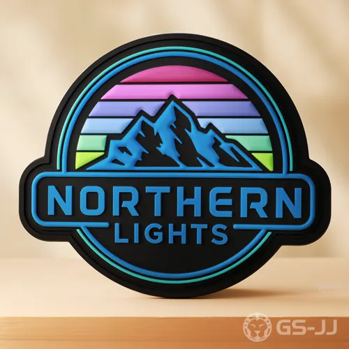 Northern Lights Mountain PVC Patches Northern Lights Mountain PVC Patches