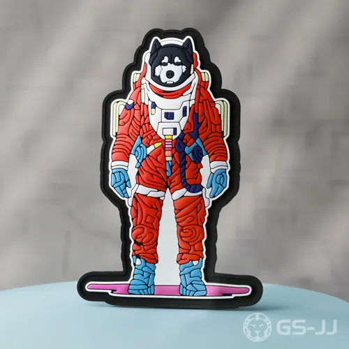 Astronaut Husky PVC Patches Astronaut Husky PVC Patches