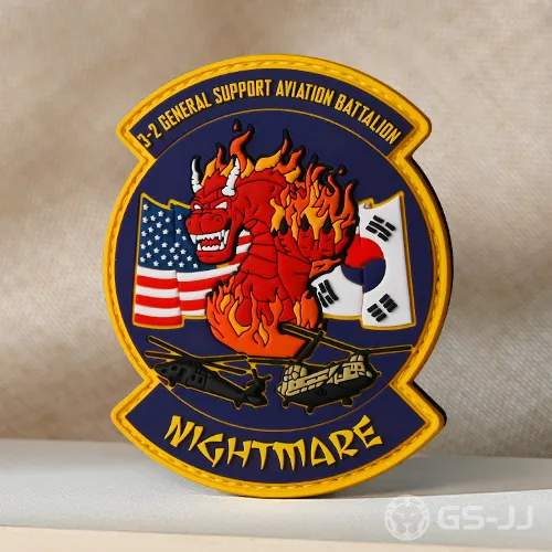 3-2 Aviation Battalion PVC Patches 3-2 Aviation Battalion PVC Patches