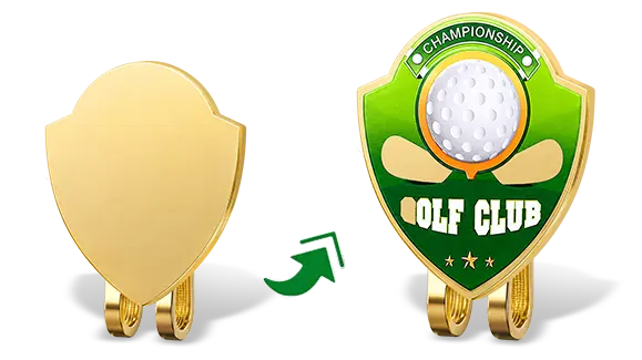 Club Championship Personalized Hat Clip Ball Markers Club Championship Personalized Hat Clip Ball Markers