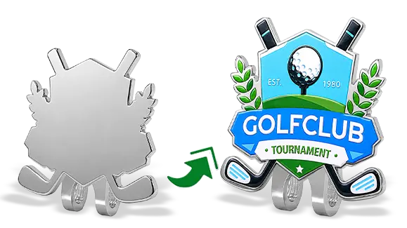 Personalized Golf Hat Clip Ball Markers Personalized Golf Hat Clip Ball Markers