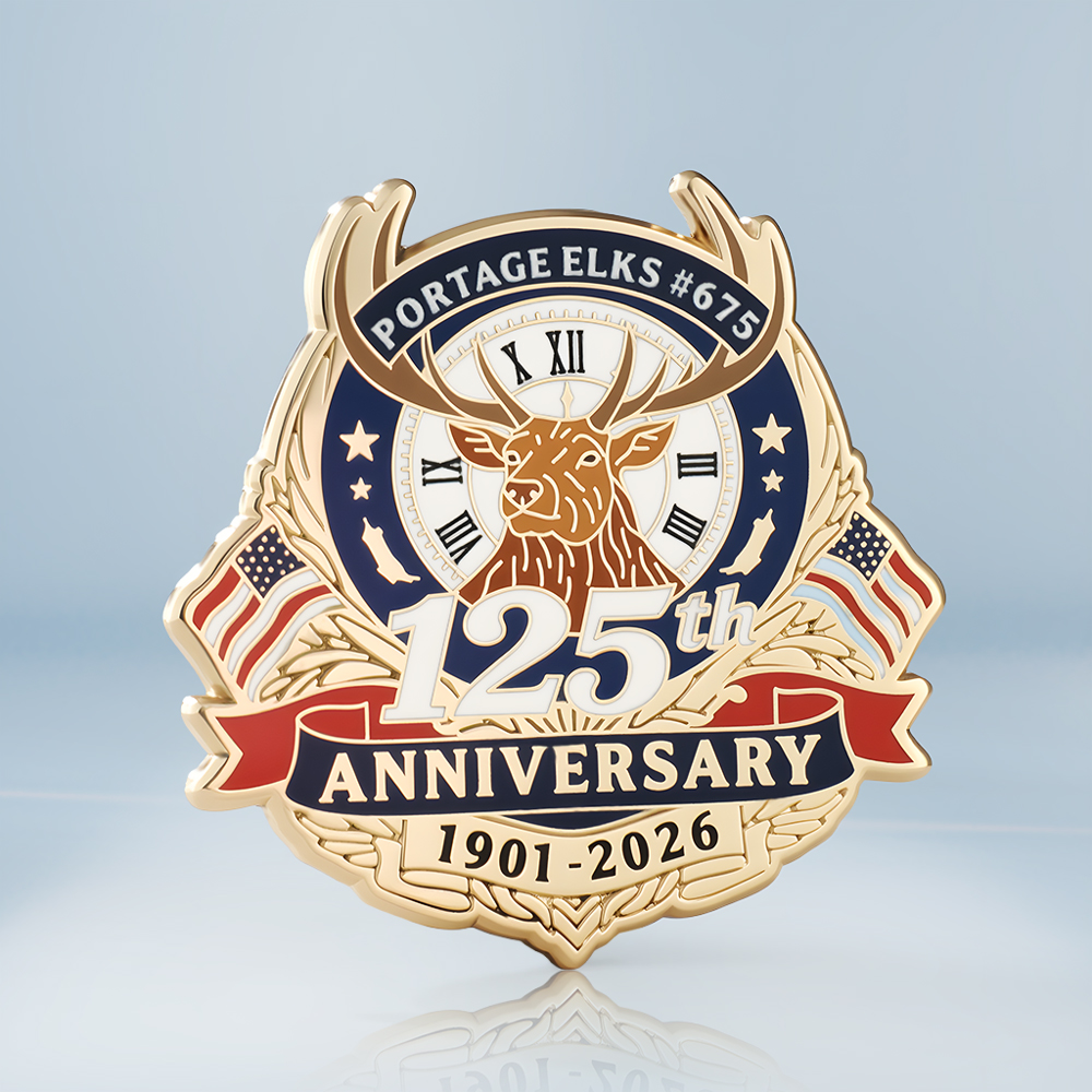 Service Year Custom Pins