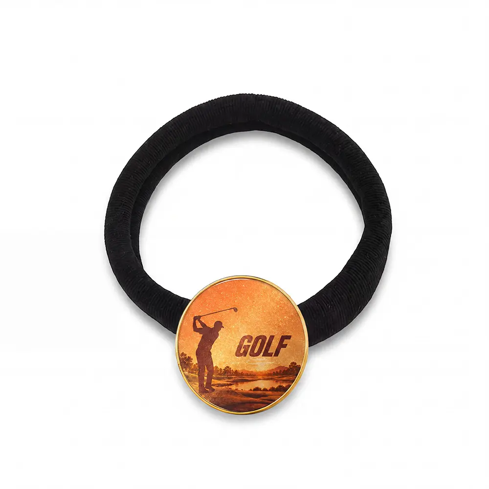Golf Ball Marker Hair Tie