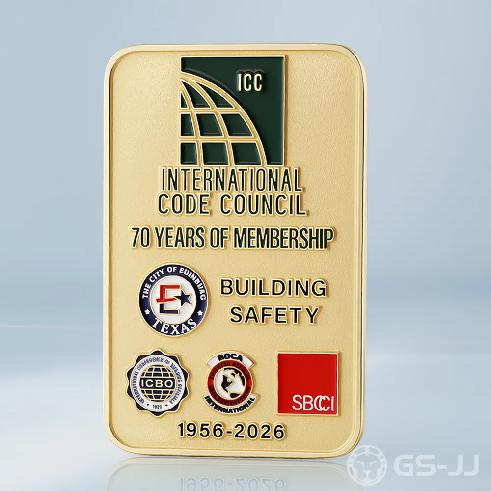 Custom ICC 70 Years of Membership Enamel Pin Custom ICC 70 Years of Membership Enamel Pin