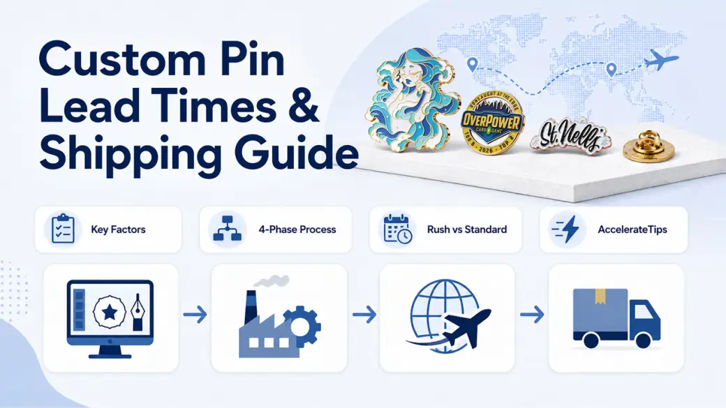 Custom Lapel Pin Lead Times & Shipping Guide