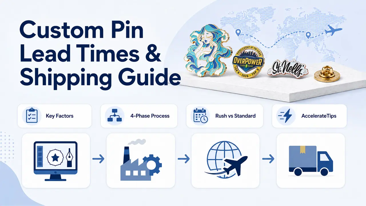 Custom Lapel Pin Lead Times & Shipping Guide