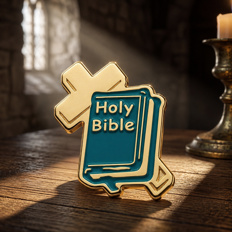 Word and Cross Pin