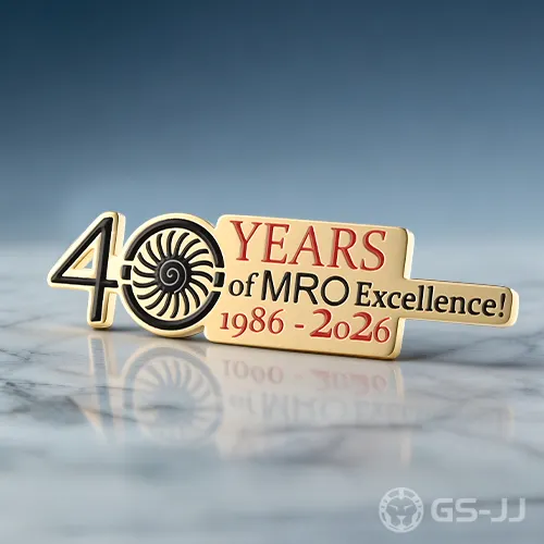40 Years MRO Excellence Magnetic Pin 40 Years MRO Excellence Magnetic Pin