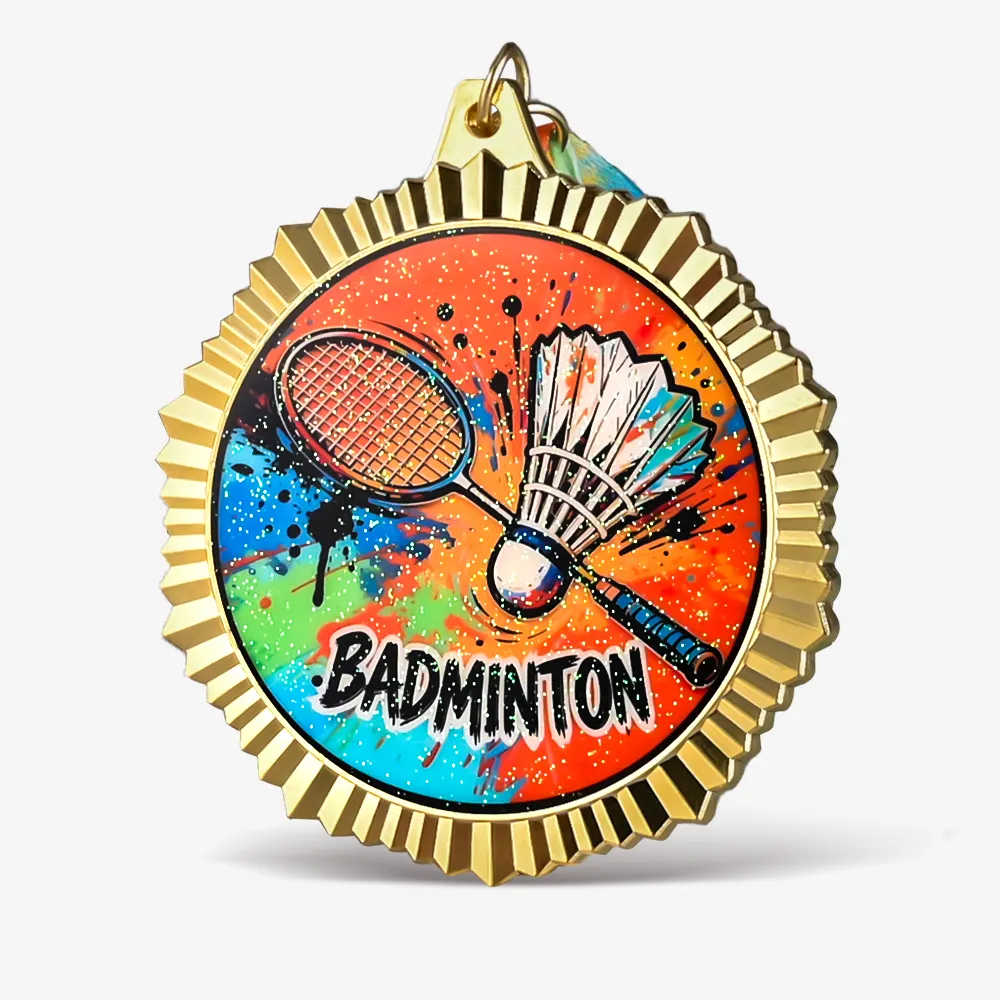 Printed Glitter Medals