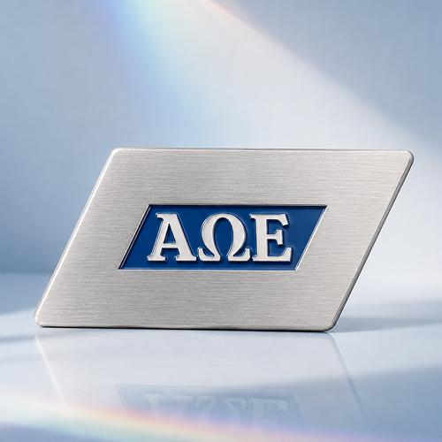 Sleek AΩE Sorority Pin