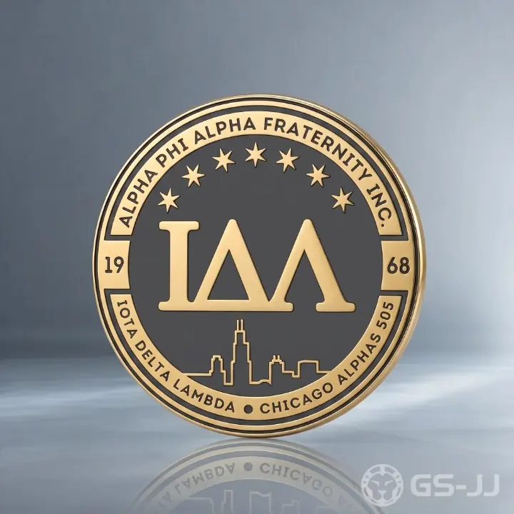 Alpha Phi Alpha Round Fraternity Pin Alpha Phi Alpha Round Fraternity Pin