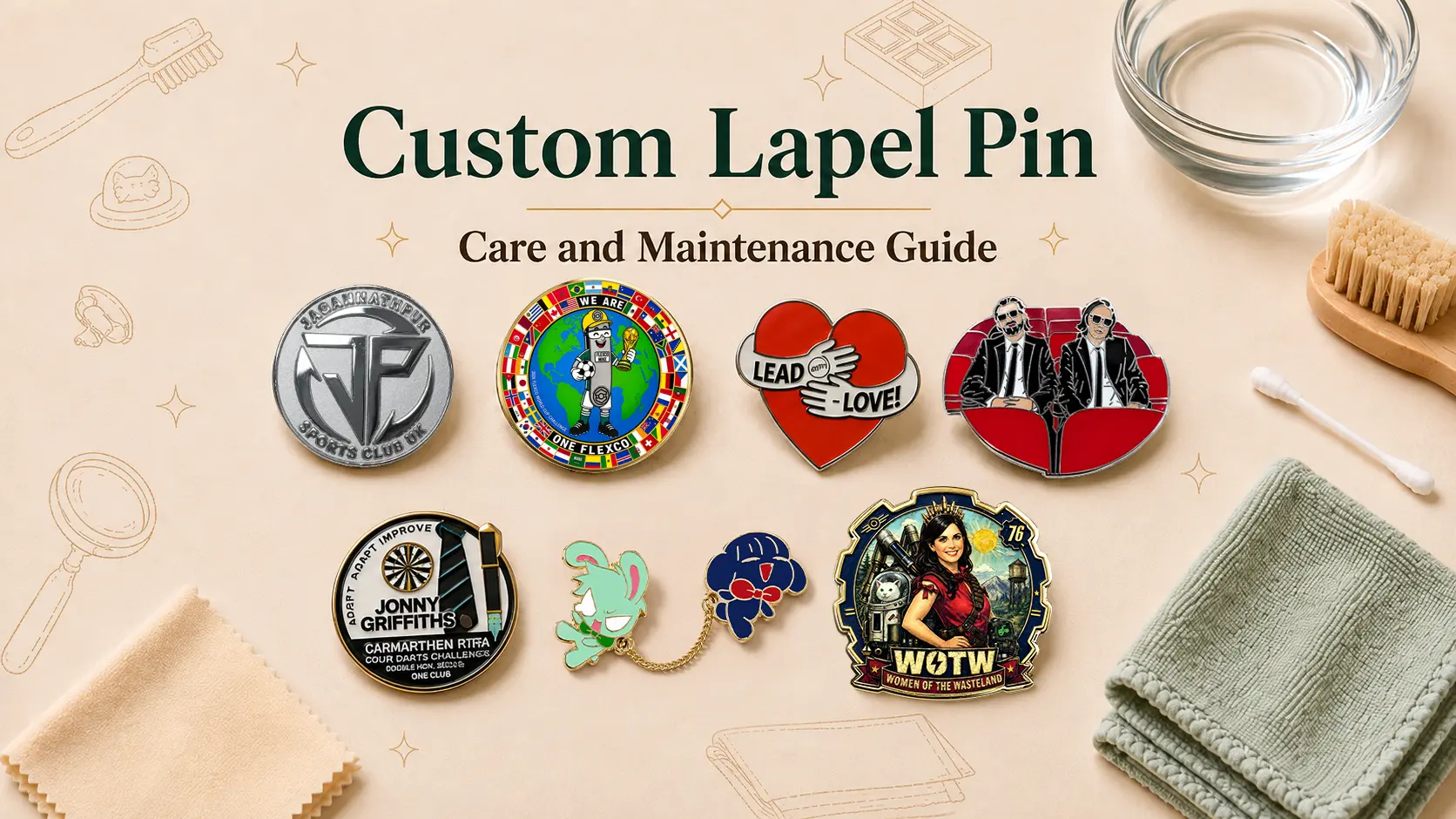 The Ultimate Custom Lapel Pin Care and Maintenance Guide
