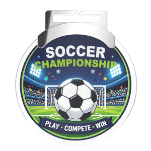 Custom Soccer Championship Acrylic Medal