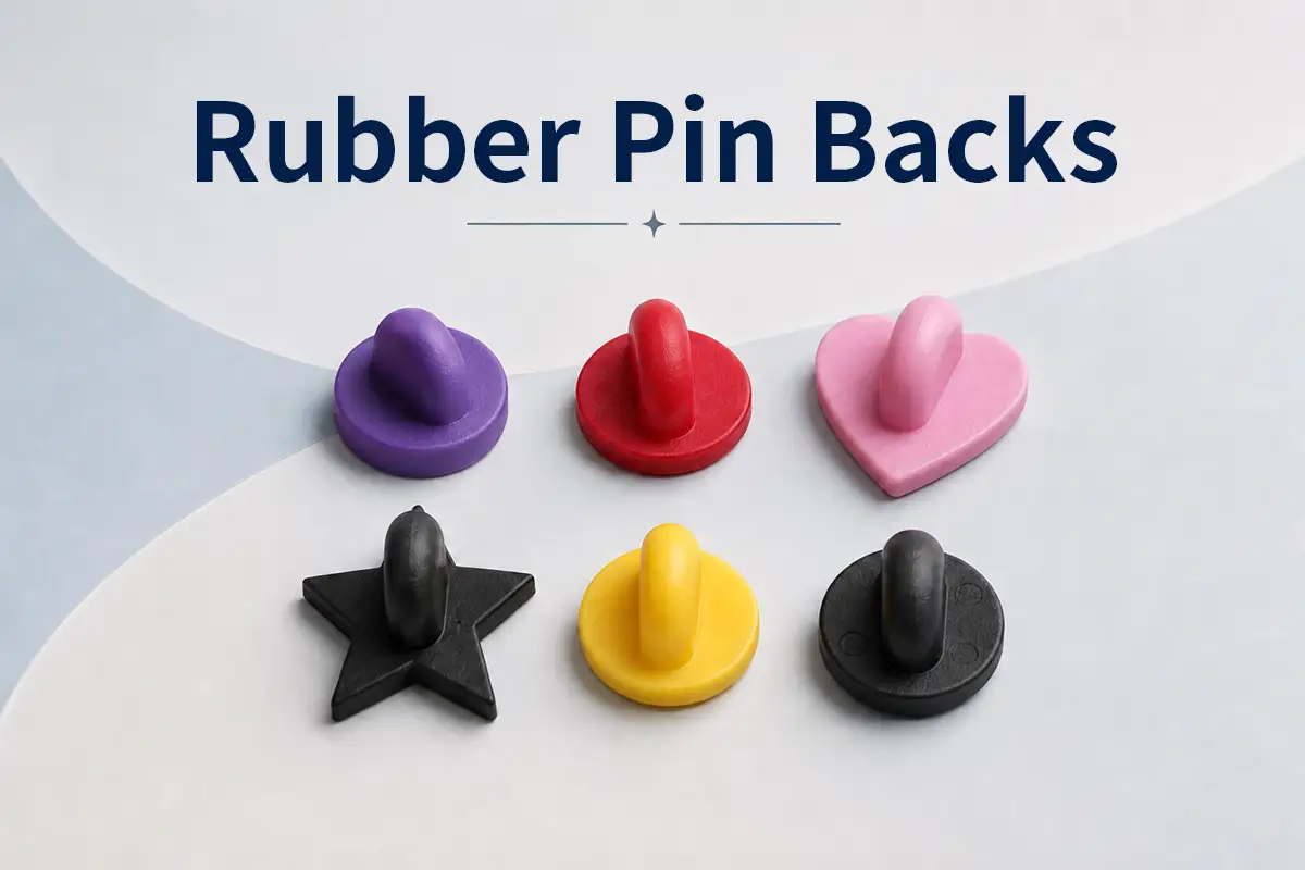 Rubber Pin Backs