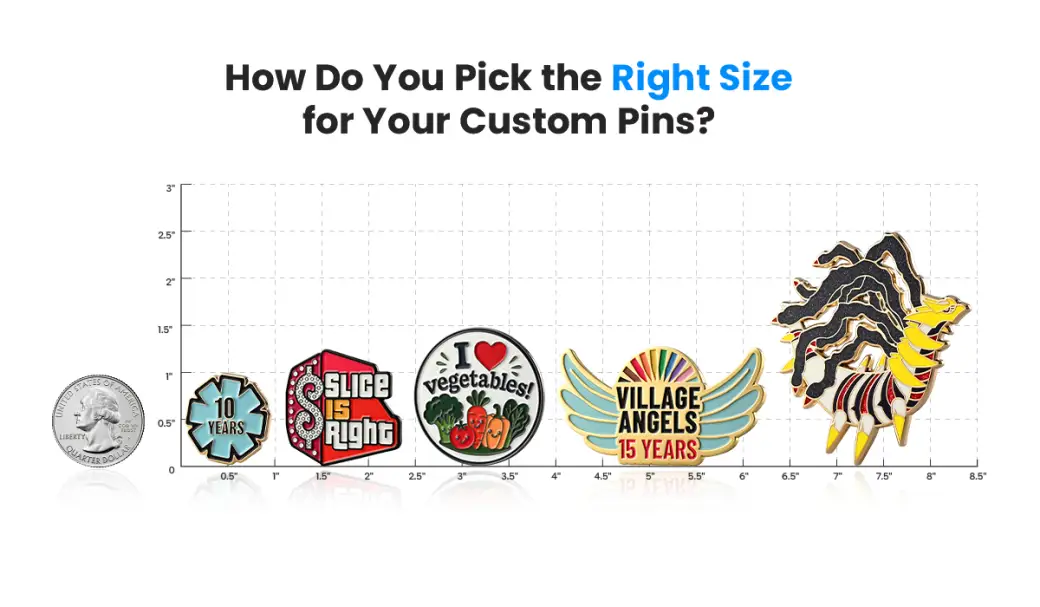 How Do You Pick the Right Size for Your Custom Pins