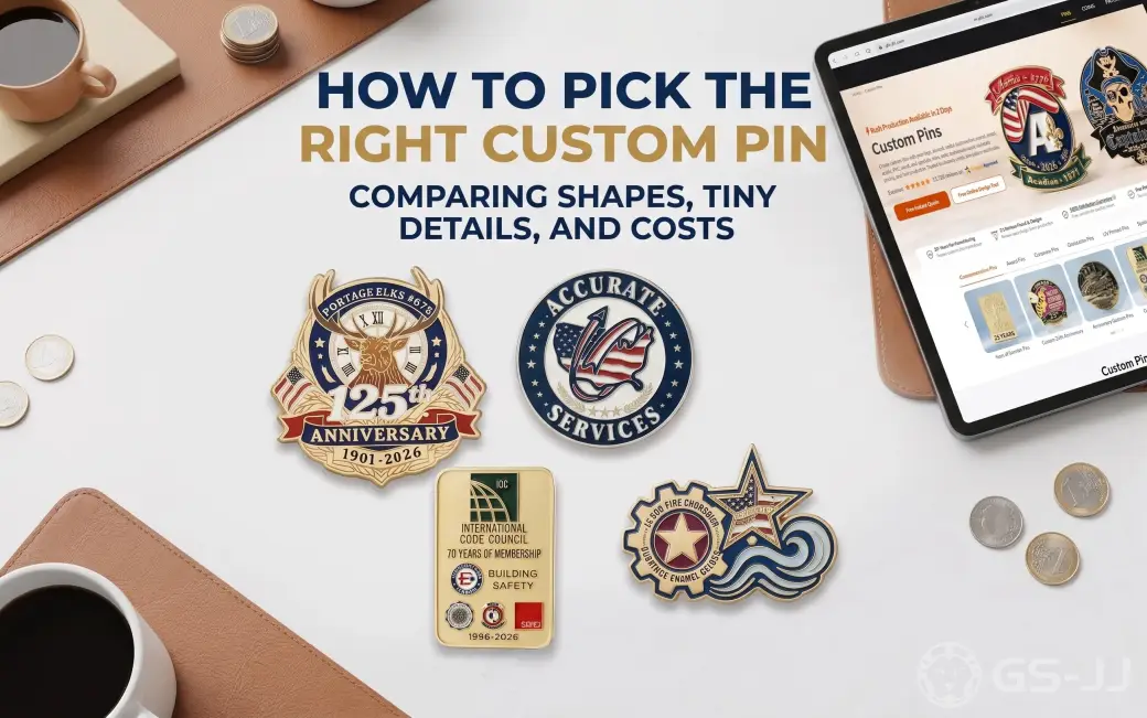 How to Pick the Right Custom Pin: Comparing Shapes, Tiny Details, and Costs