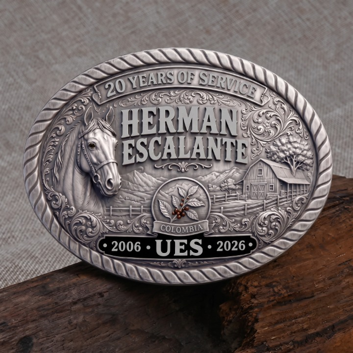 Vintage Horse Farm Service Belt Buckle