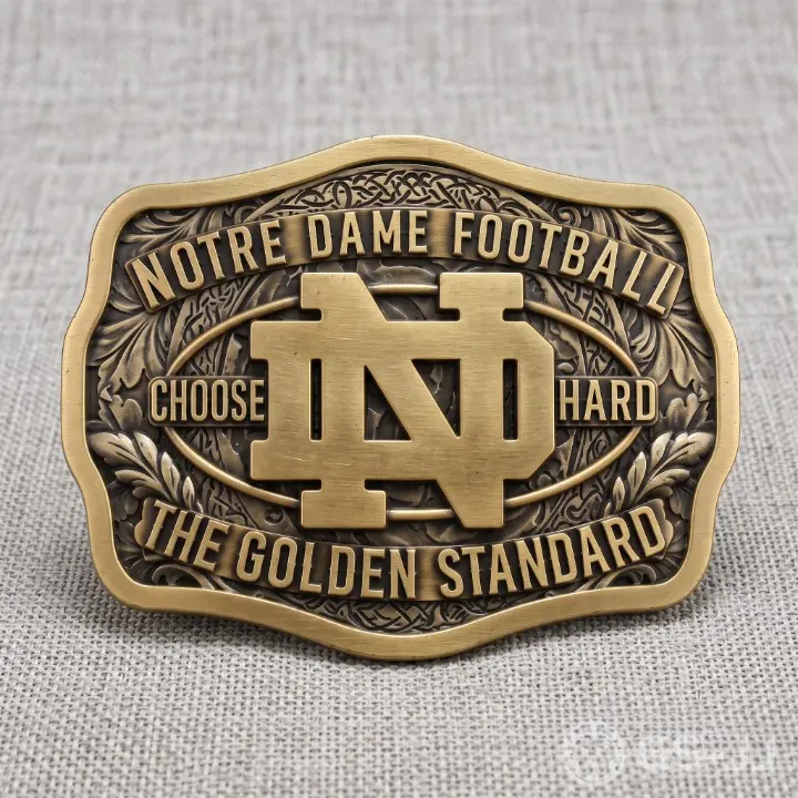 Vintage Notre Dame Football Belt Buckle Vintage Notre Dame Football Belt Buckle