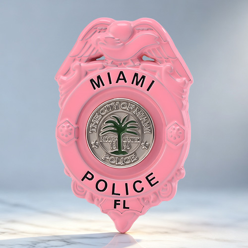 Miami Police Shield Pin
