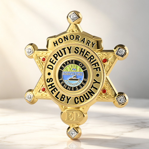 Shelby County Honorary Deputy Sheriff Star Pin