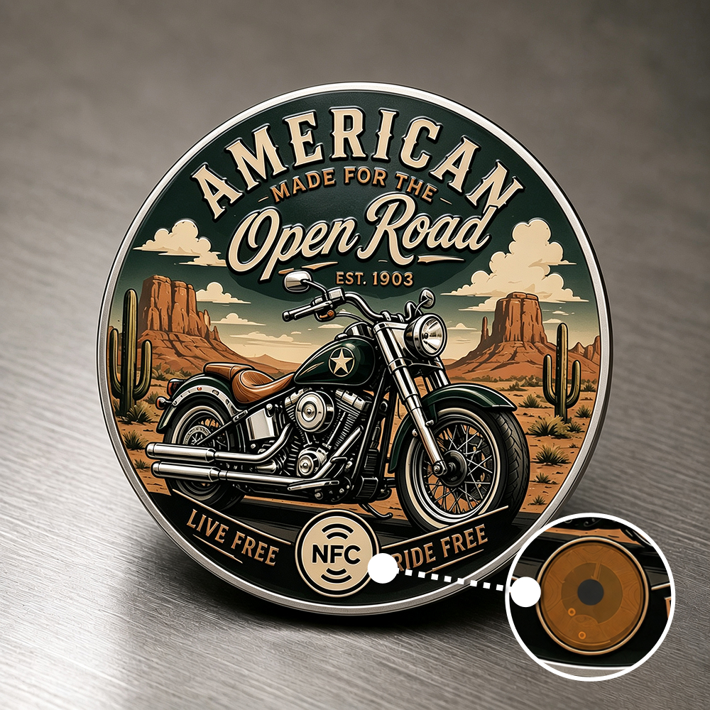 American Open Road NFC Smart Pin