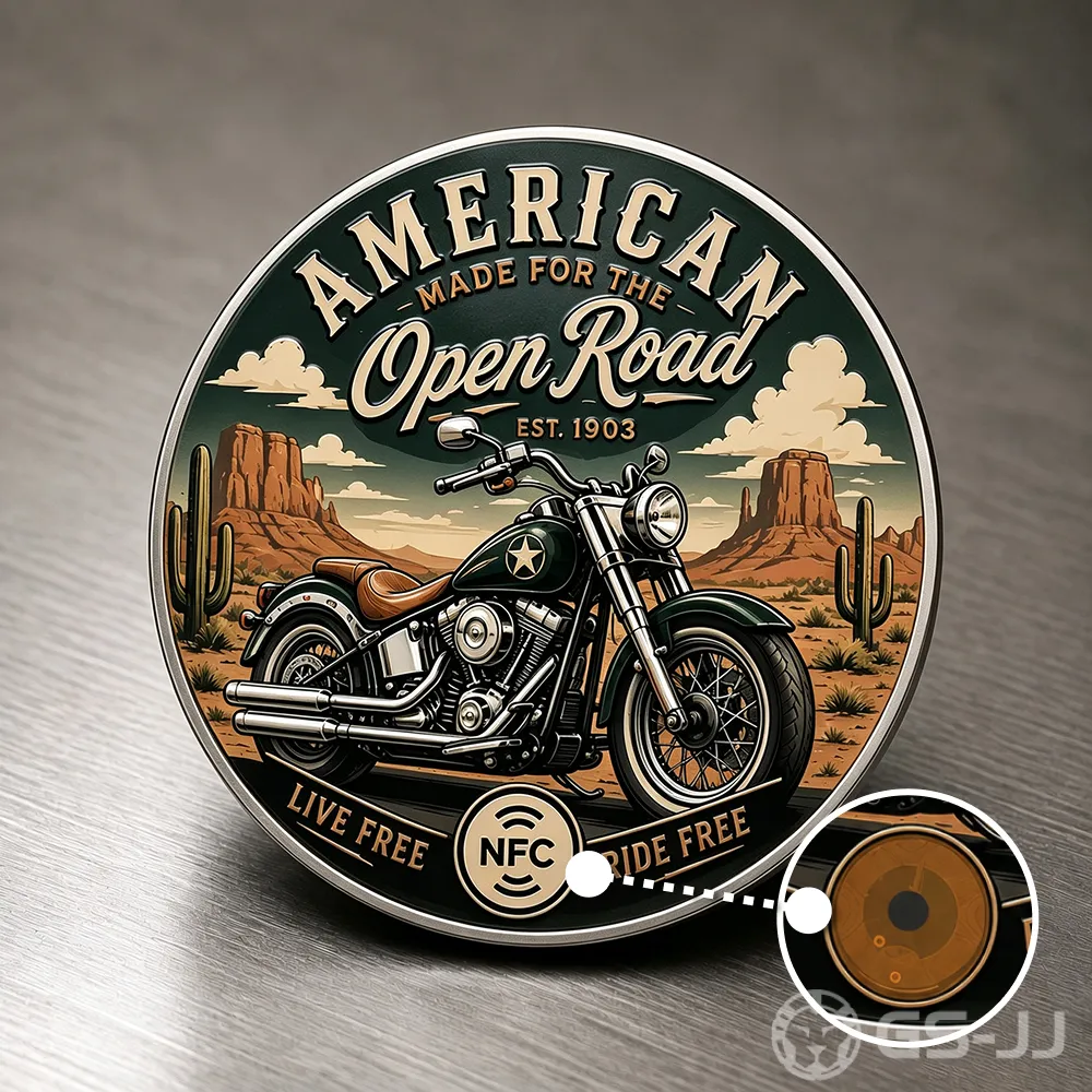 American Open Road NFC Smart Pin American Open Road NFC Smart Pin