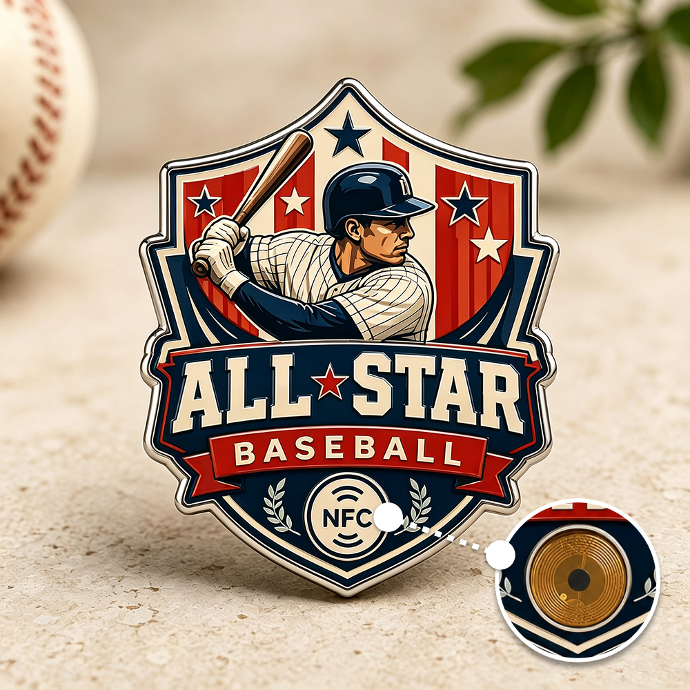 Custom Baseball Pins with NFC