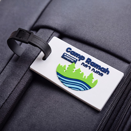 Custom Camp Embossed Luggage Tag