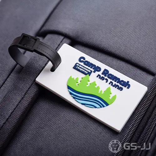 Custom Camp Embossed Luggage Tag Custom Camp Embossed Luggage Tag