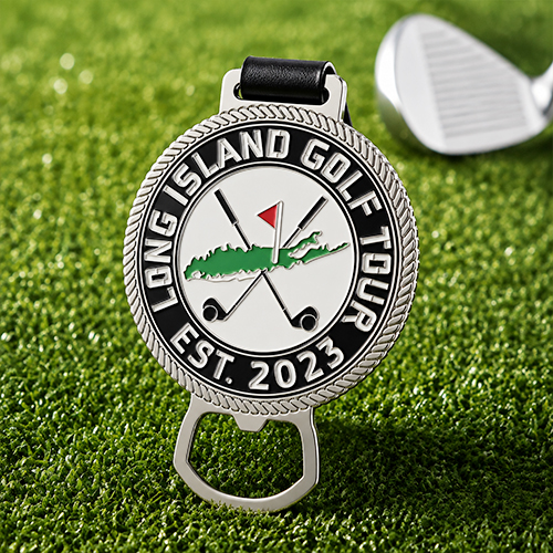 Long Island Golf Tour Bottle Opener Bag Tag